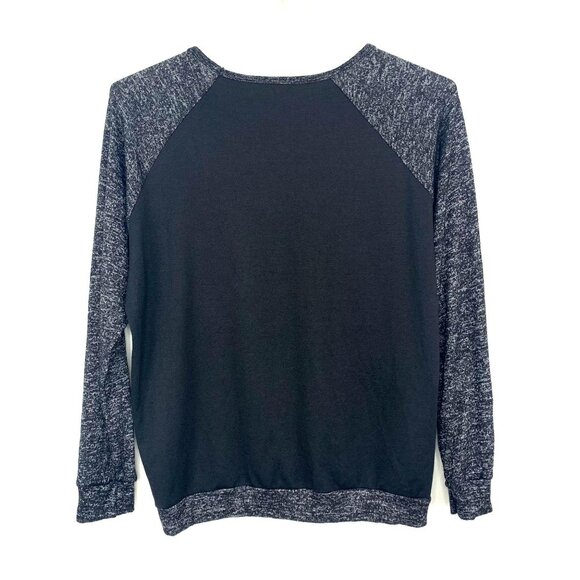 It Works! Distributor Shirt Womens L Crazy Wrap Thing Black Gray Raglan Sleeve - Picture 3 of 10